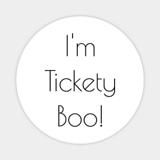 Art Deco Tickety Boo Magnet